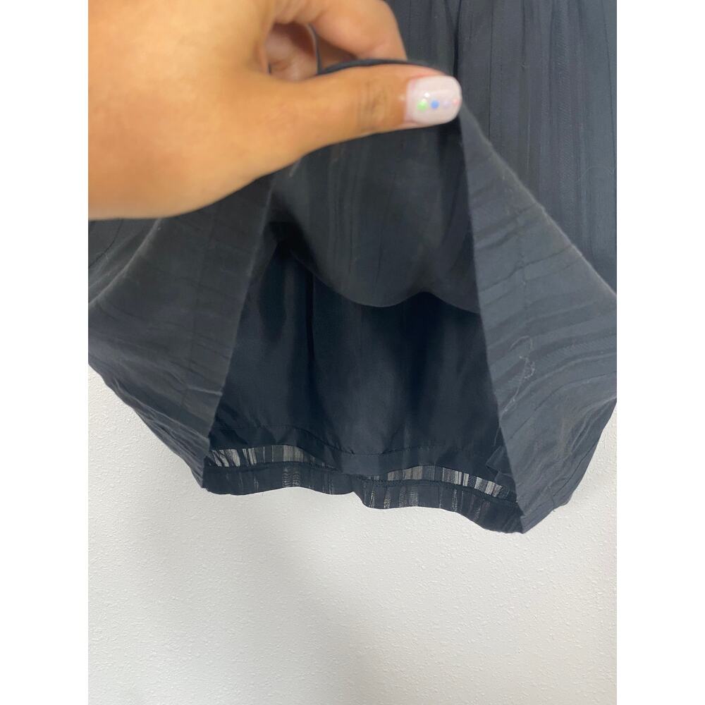 Trina Turk Black Textured Pocket Mini Skirt Size M - Picture 3 of 8